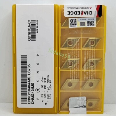 DNMG150404-MS US735 MITSUBISHI Tools CNC 10pcs blade Carbide Inserts Original