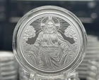 1 Troy oz Jesus Christ Is Coming Silver Shield Series Silver .999 In Capsule
