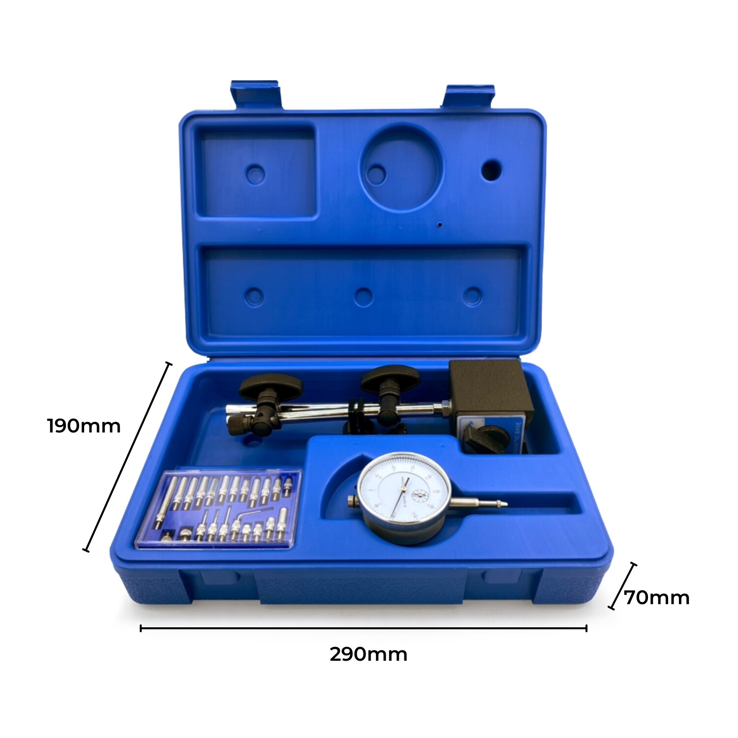 Rynomate Base Dial Indicator Gauge 010mm 60kg 22 Point Measurement Set eBay