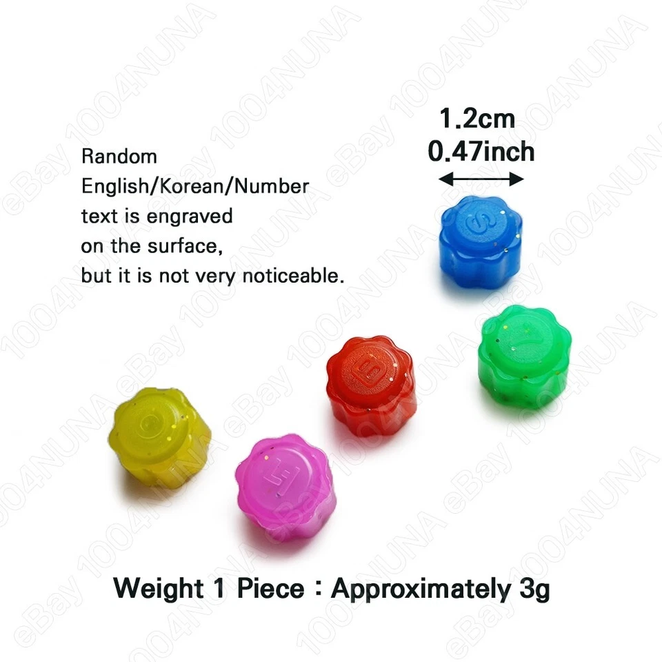 Gonggi Konggi Gong Gi 100PCS Korean Jacks Traditional Stone Board Brain Game - Image 4 of 4