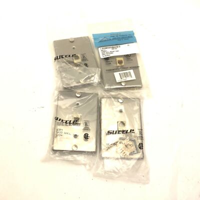 Lot of 4 New Suttle SE-630B4 Assy Mod Wall Jacks, Steel Wall Mount Phone Jacks
