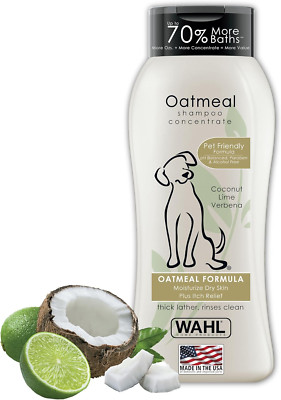 USA Dry Skin & Itch Relief Pet Shampoo for Dogs   Oatmeal Formula with Coconut
