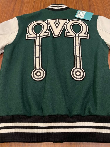 2014 ROOTS DRAKE OVO NOTHING WAS THE SAME OMEGA LETTERMAN VARSITY JACKET GREEN S - Picture 14 of 24