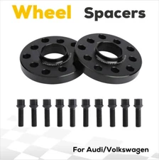 (2) 20mm 5x100 / 5x112 Hubcentric Wheel Spacers for VW Jetta Audi 57.1mm Bore