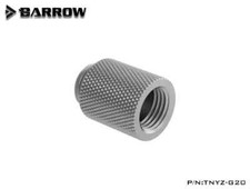 Barrow 20 mm G1/4" Male to Female 20mm Extend Extender Fitting White Silver