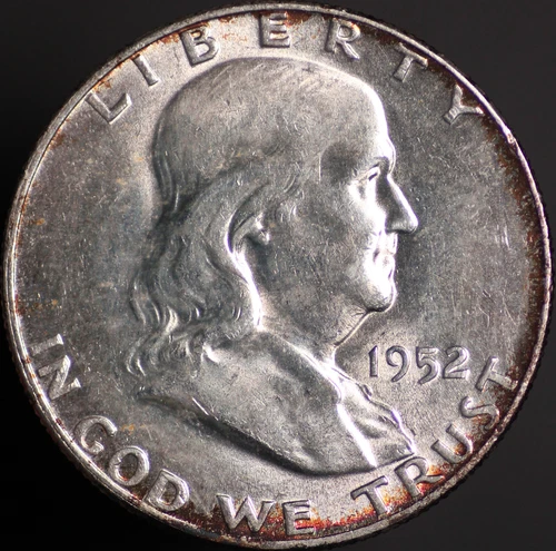 1952 D Ben Franklin 50c Ch.BU