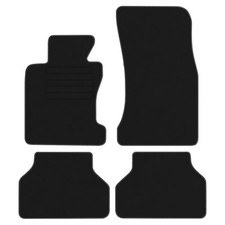 Velours Fußmatten für BMW 5 E60 xDrive Bj. 2003 - 2010 Automatten SCHWARZ STD