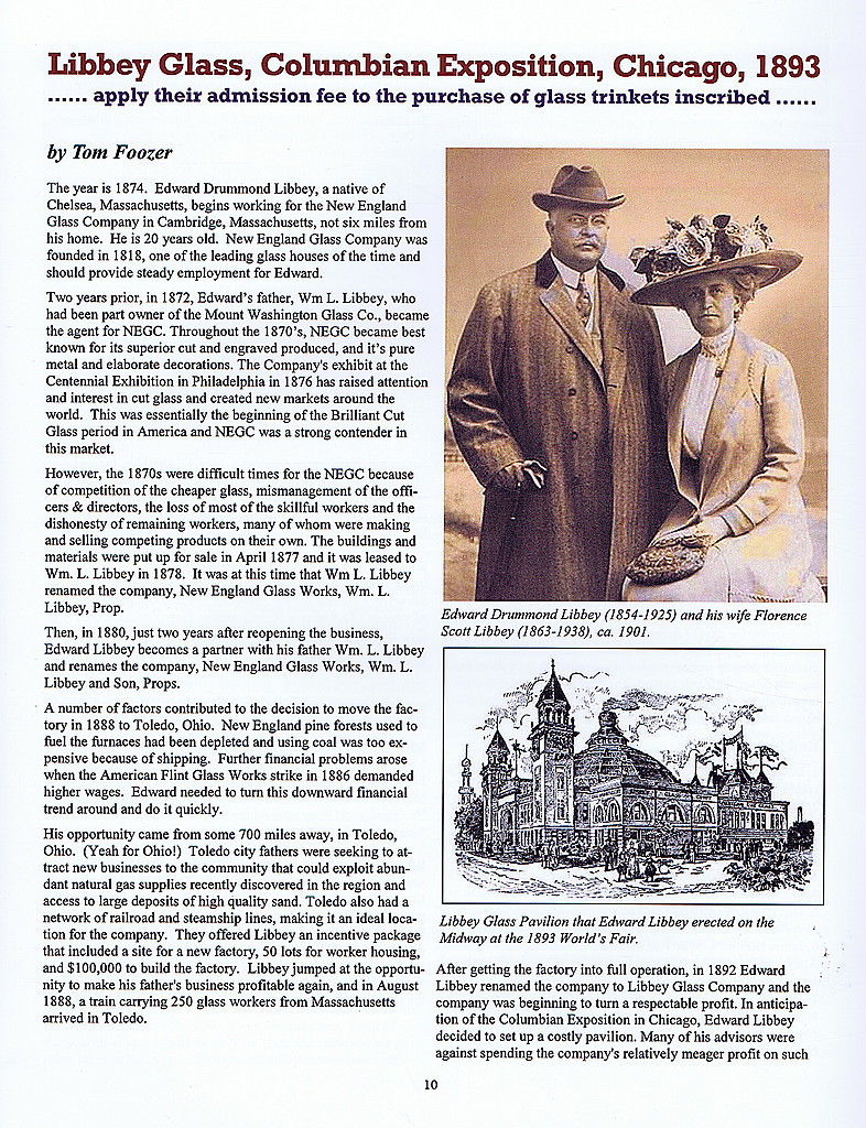 Early American Pattern Glass Society NewsJournal 204 Sanborn fire