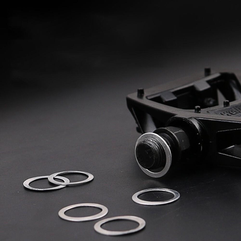 Aluminum Bike Pedal Spacer Crank Washers Pack of 10 Protects Crank eBay