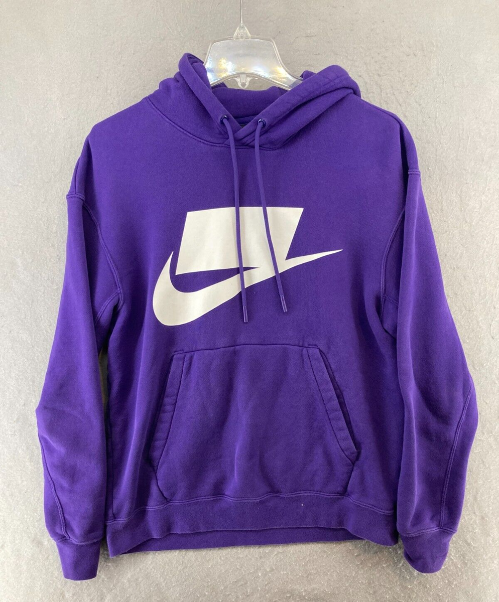 Nike Mens Hoodie Small Purple Swoosh NOT A SAMPLE