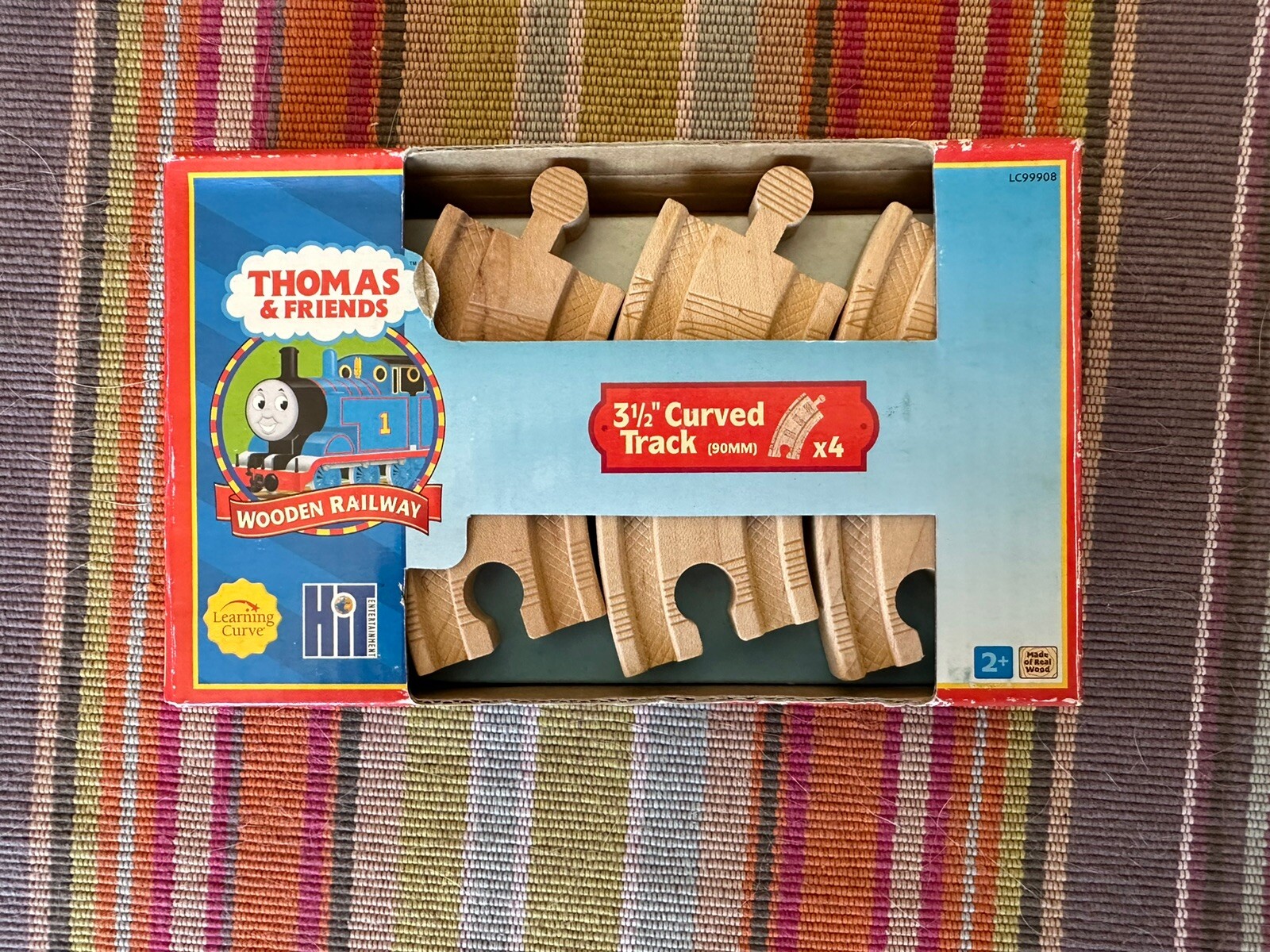 Wooden Thomas Train 3.5 Inch Curved Track by Learning Curve – Brand New-image