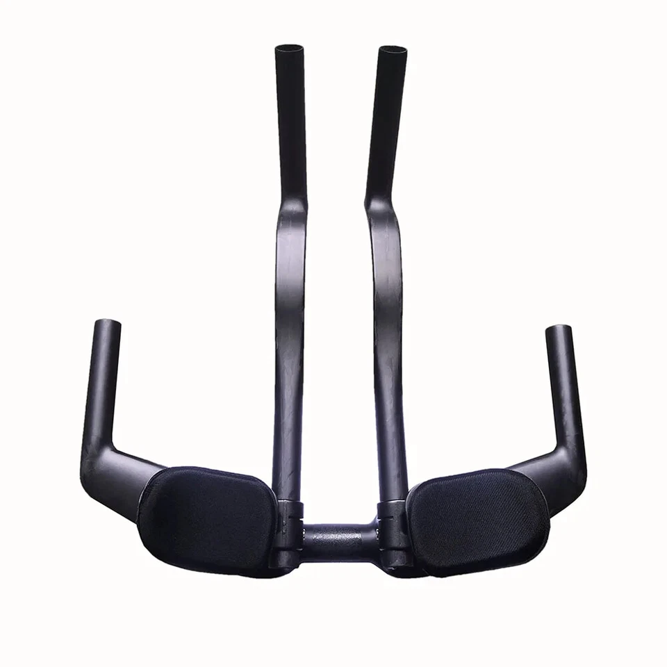 Guidão de bicicleta triatlo triatlo carbono completo TT UD fosco 400mm 420mm 440mm - Imagem 3 de 4