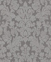 Rasch Vliestapete 441406 Belleville Barockmuster Graubraun Taupe