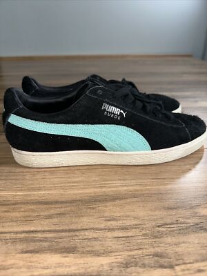 Men's Puma Suede Sneaker Shoes Size 12 Black - Main Image