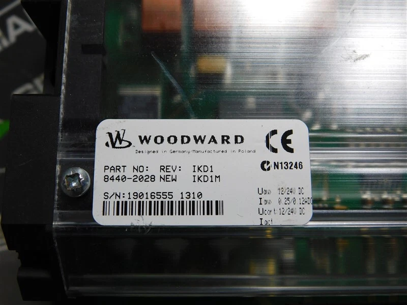 Módulo de expansión de E/S digital Woodward 8440-2028 usado Rev. NUEVO 12/24 VDC IKD1 Foto 4 de 4