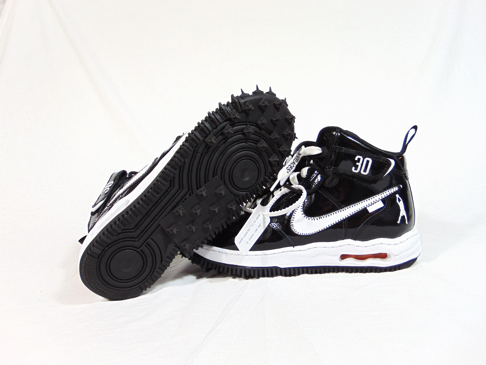 OFF WHITE X NIKE Scarpe Nike Air Force 1 Mid x Off White OREO Lifestyle taglia 10 5 NUOVE DR0500 001