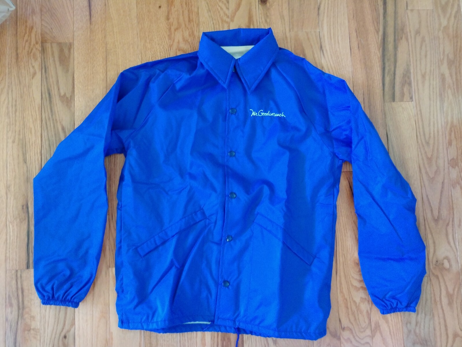 Mr Goodwrench Small Blue Work Jacket for Men