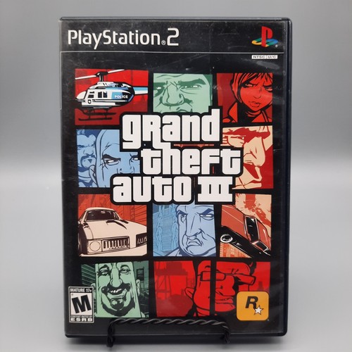 Grand Theft Auto III GTA 3 PS2 PlayStation 2 Game Complete CIB W Map ...