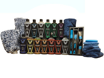 Full Monty | Car Detailing Kit | 25 Item Set