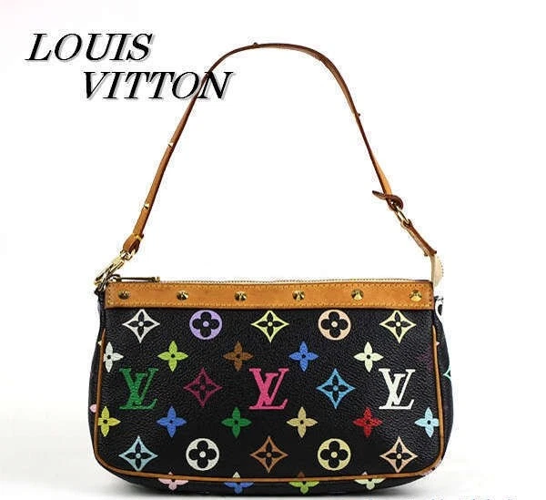 Pochette lv noir sale