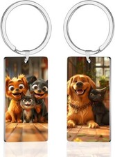 Personalized Photo Memorial Keychain Keepsake Keyrings Your Photo