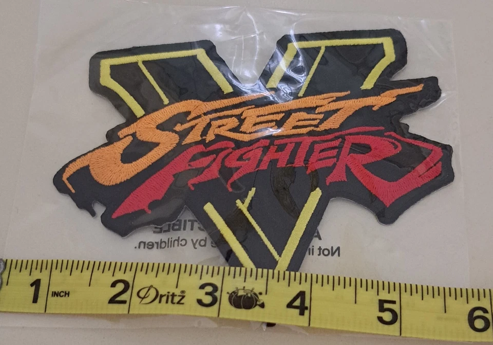 Nerd Block Street Fighter V fabric Embroidered Patch New in Package - Image 3 of 3