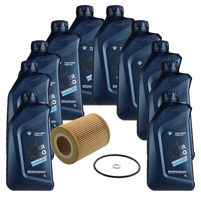 FEBI BILSTEIN Ölfilter 10L BMW Twin Power Turbo 5W-30 für 3er Cabriolet E46 320