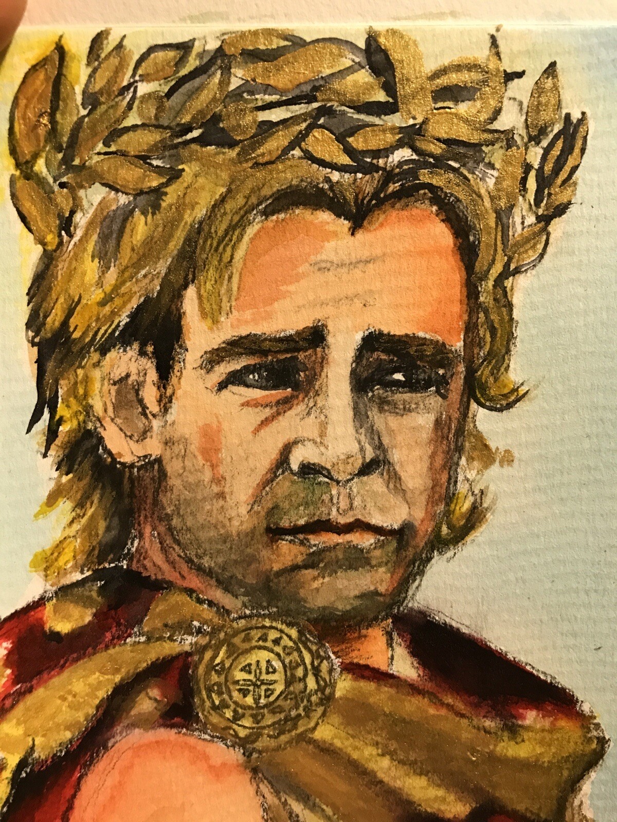 original art for sale by Artist,6x8inch Aquarela of Paper 300gr