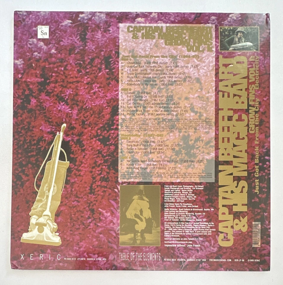 Captian Beefheart & His Magic Band Grow Fins Vol 1 Vinyl Ltd Edition NM / NM - Image 3 of 4