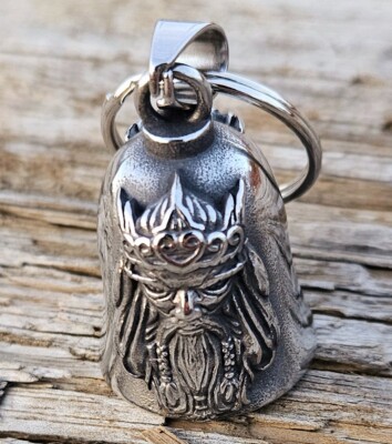 Viking King Ruler THE RIDE BELL For All Motorcycles Harley  Good Luck Charm 