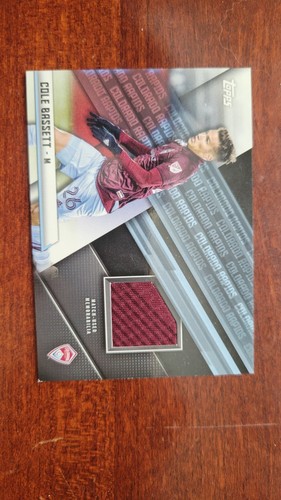 2021 Topps MLS Match Used Memorabilia  COLE BASSETT Jersey Relic  Rapids
