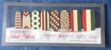Incoco Nail Polish Applique Strips World Cup Soccer Mexico Green,White,Red 914