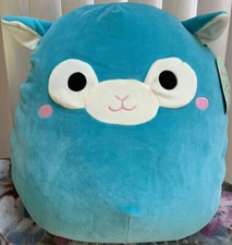 SQUISHMALLOWS LLAMA TIM 16” TURQUOISE SOFT PLUSH SUPER CUTE!!