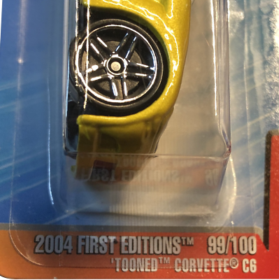 Hot Wheels 2004 First Editions #99/100 'Tooned Corvette C6
