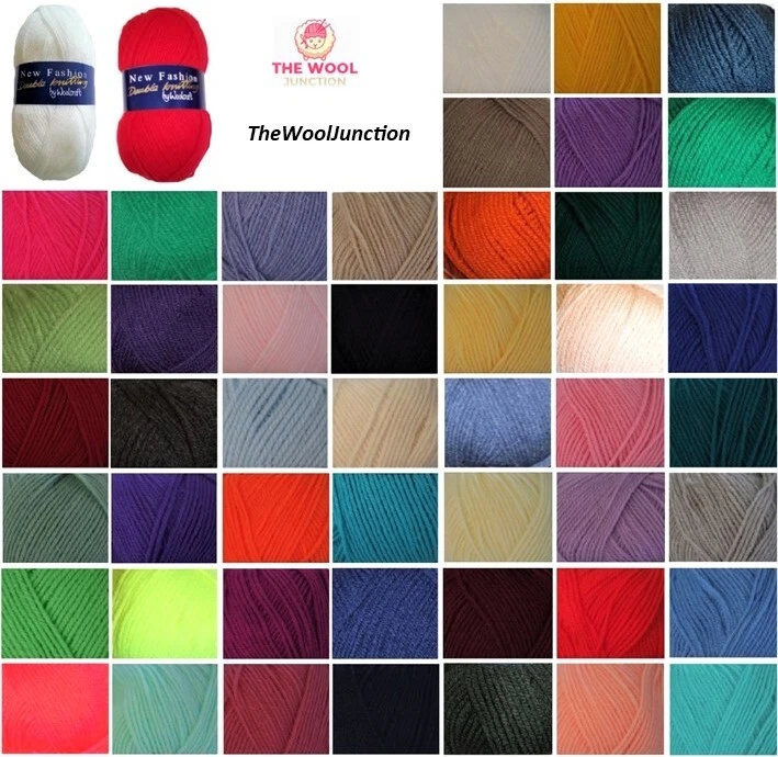 Woolcraft New Fashion DK Wool / Yarn 100g Double Knitting, Knitting & Crochet