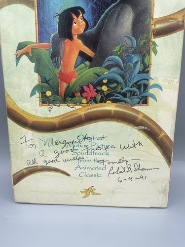 *Signed* Disney's The Jungle Book Soundtrack 1990 CD BRAND NEW Longbox - Foto 2 di 3