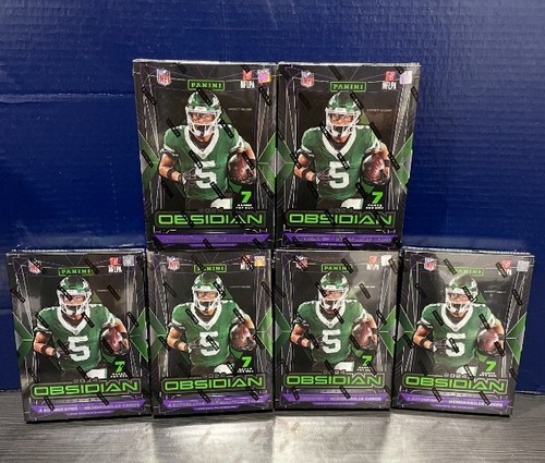 NFL 2024 Obsidian Hobby Football (6) Six Sealed Boxes Daniels Nix 1 Q0003