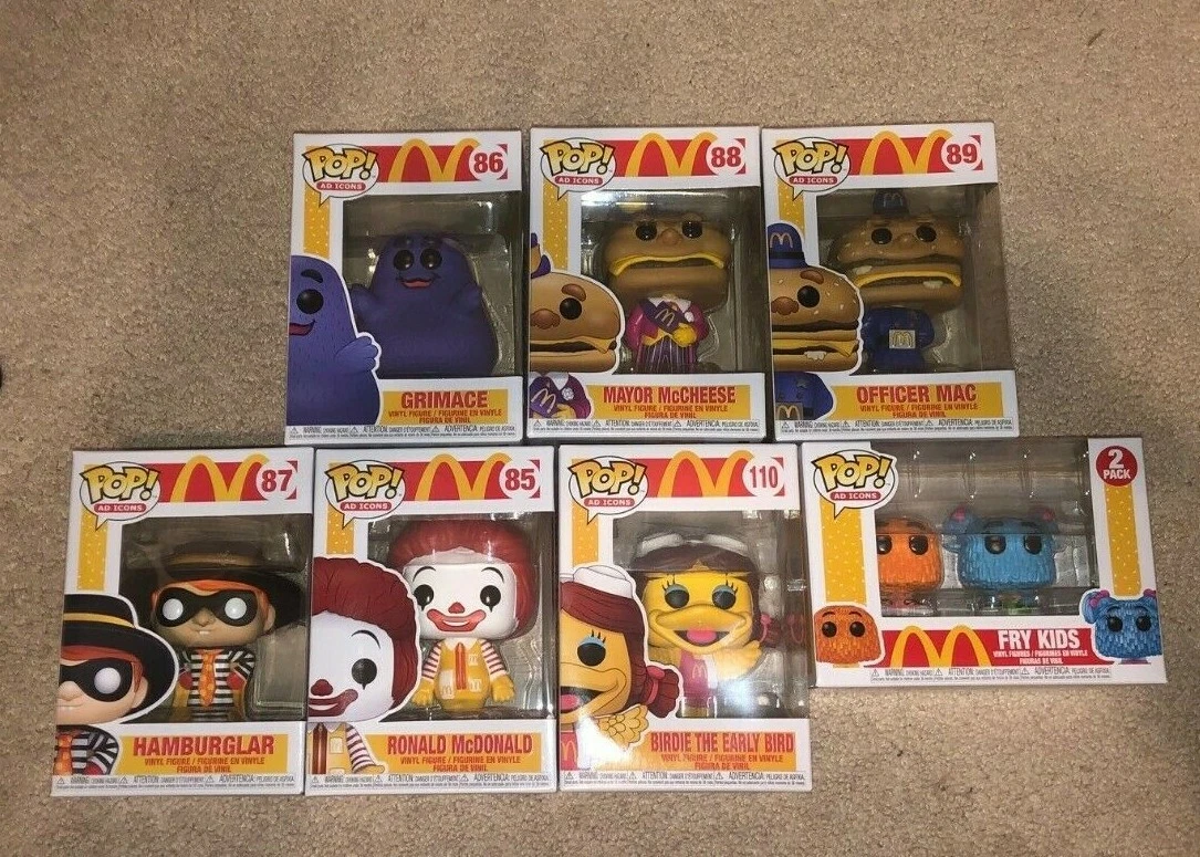 Funko POP Ad Icons McDonald's Fry Kids mini POPS 2 pack