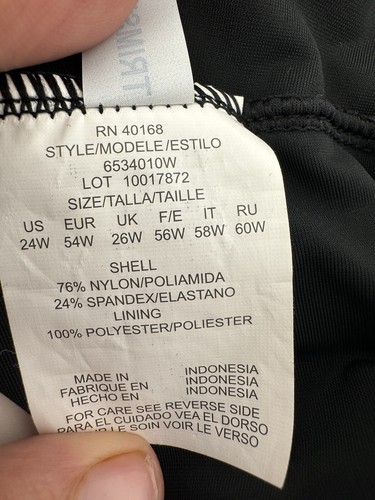 TRIMSHAPER Black Swimsuit Bottom Size 24W NWT Org $49 - Picture 8 of 10