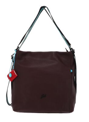 Gabs Aissa TG Bull Black Shoulder Bag L Schultertasche Rucksack Mogano braun Neu