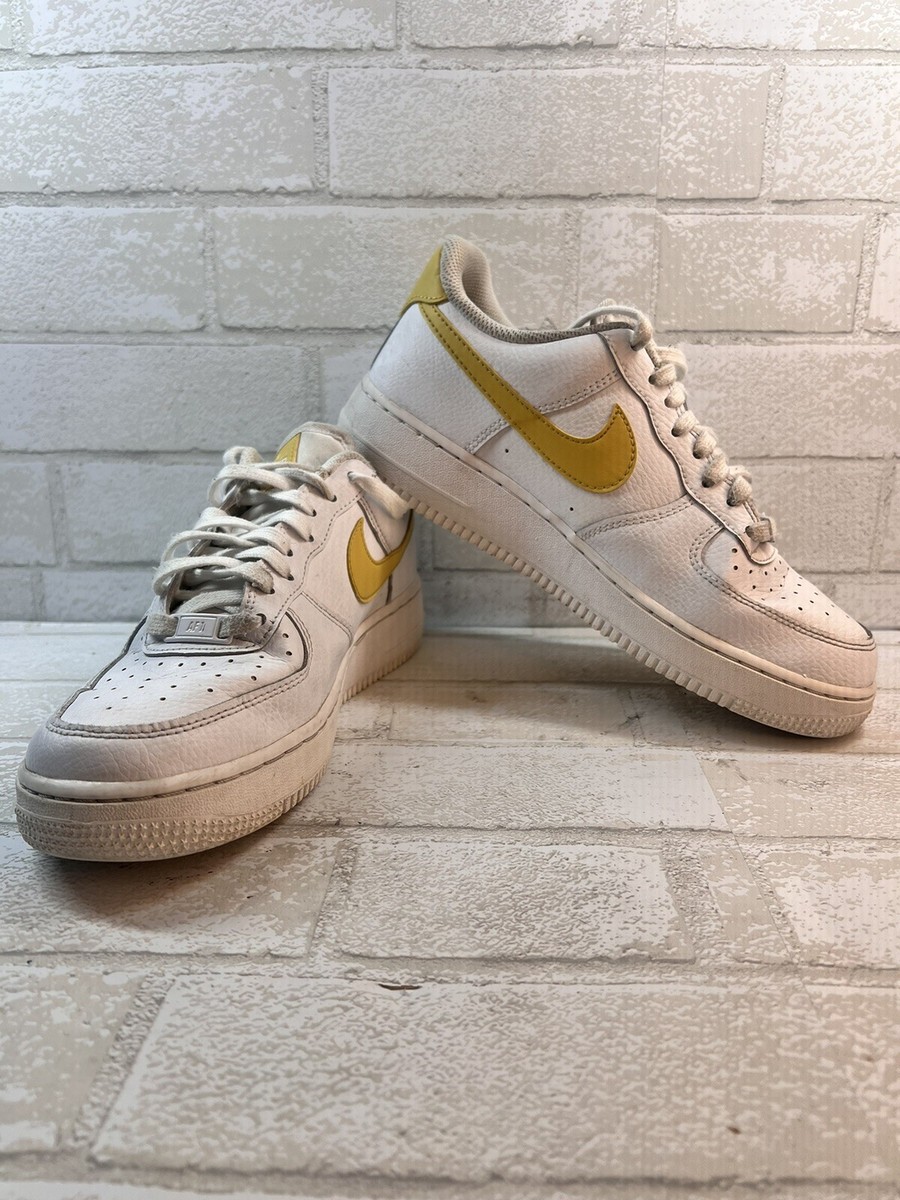 Nike Air Force 1 '07 White/Saturn Gold Women's Size 9 Nike Air Force 1 '07 White/Saturn Gold Women's Size 9