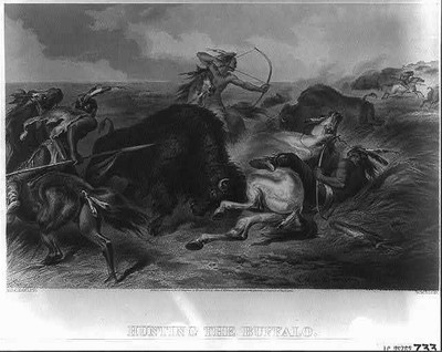 Photo:Hunting the Buffalo 1873