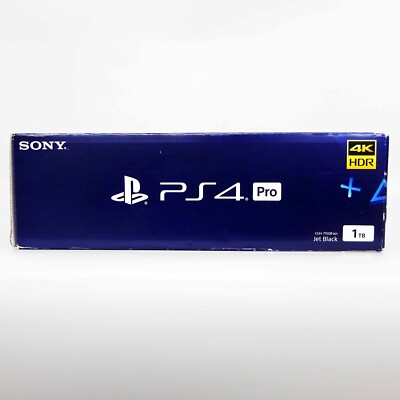 Sony PS4 PlayStation 4 Pro Jet Black 1TB Console CUH
