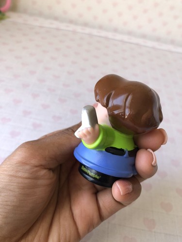 Fisher Price Little People Boy W/ Cell Phone & Letters 2006 Figure Toy Item2 - Picture 9 of 12