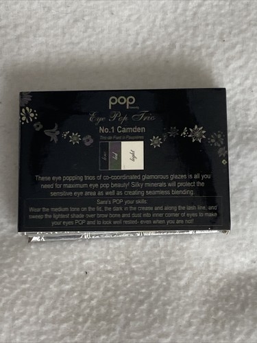 2 x Pop Beauty EYE TRIO Shadow #1 CAMDEN, 4.36g / 0.15oz each - AS IS - Picture 2 of 3