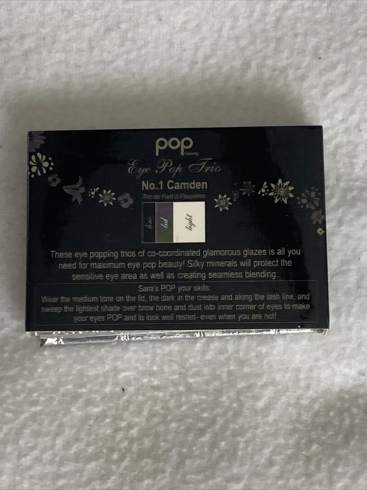 2 x Pop Beauty EYE TRIO Shadow #1 CAMDEN, 4.36g / 0.15oz each - AS IS - Image 2 of 3
