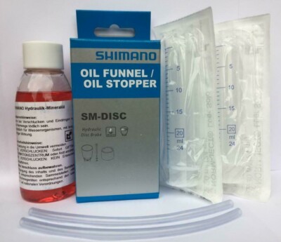 Shimano Entlüftungsset SM-DISC M575 Service Kit Scheibenbremsen Mineralöl 100ml
