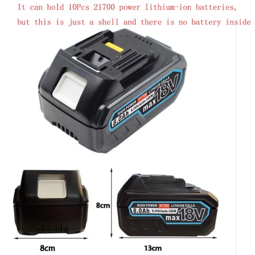 BL1830 10 Cell 21700 Lithium Battery PCB Board Housing Kit BL1845 For Makita New - Picture 3 of 9
