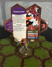 Heroscape Custom Card  Figure / Sidewinder / Marvel Supervillain