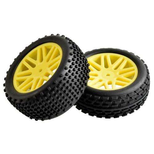RC Off-Road Spoke Wheel Rim + Tires 4pcs For Redcat 1/10 Tornado EPX Buggy 94107 - Picture 31 of 31
